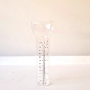 Rain gauge replacement glass flask
