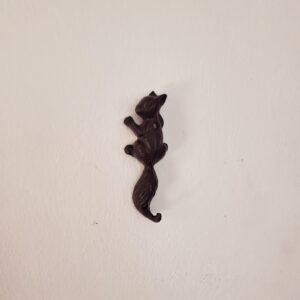 Squirrel wall hook - set of 2